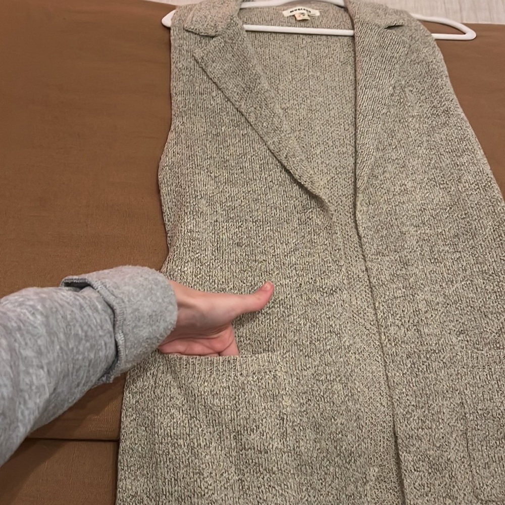 Collard cardigan